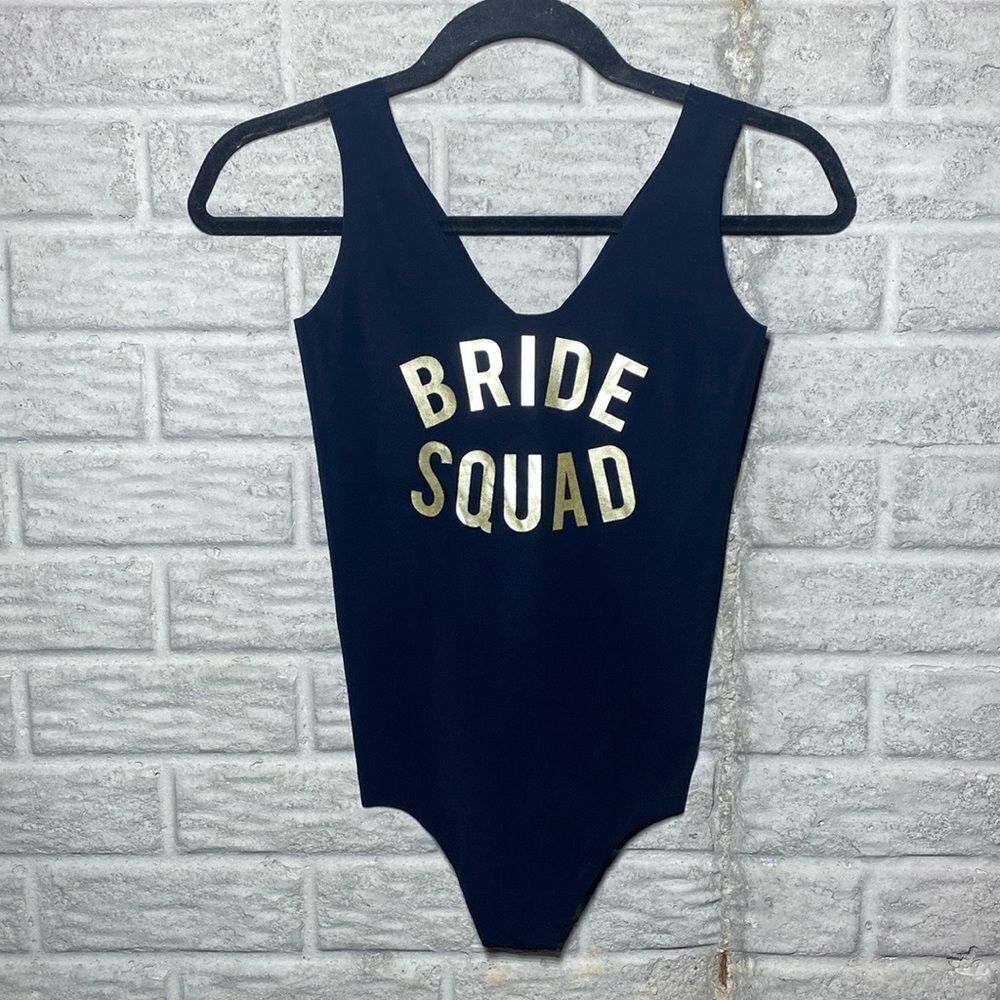 NWT MSRP $76 Commando “Bride Squad” Graphic Bodysuit Women's Size Small